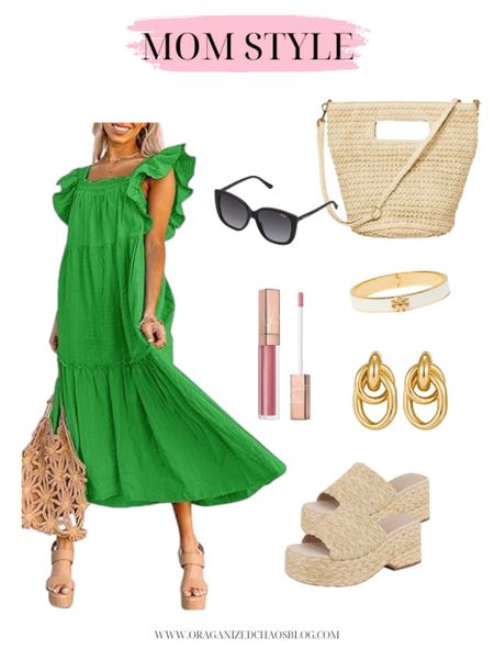 Everyday mom style. Love this casual dress for spring and summer paired with sandals or simple platform wedges and some cute jewelry  

#LTKstyletip #LTKfindsunder50 #LTKSeasonal