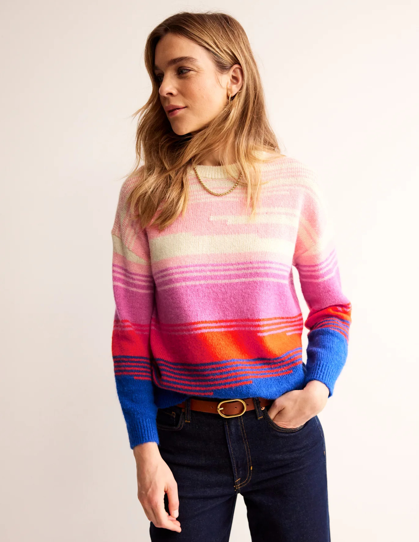 Scenic Crew Neck Jumper | Boden (UK & IE)