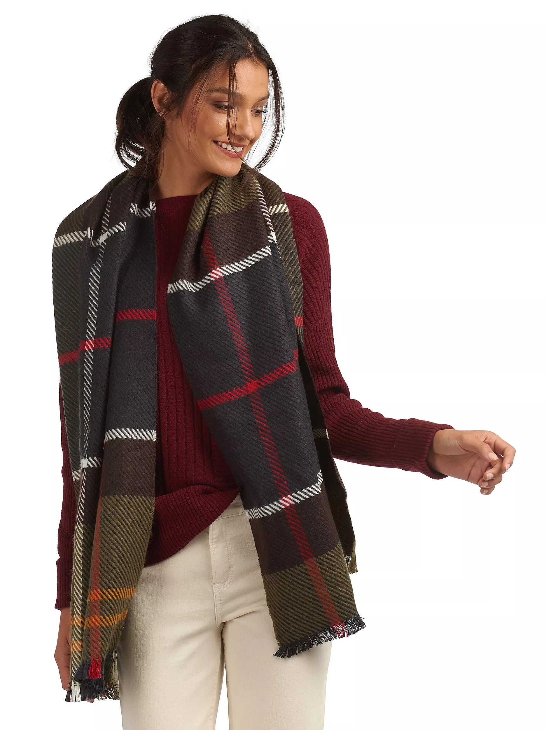 Barbour Blair Tartan Scarf | John Lewis (UK)