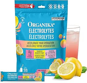 Organika Canadian-Made Electrolytes Powder with Vitamin C & Prebiotic Fibre - Sugar-Free Hydratio... | Amazon (CA)