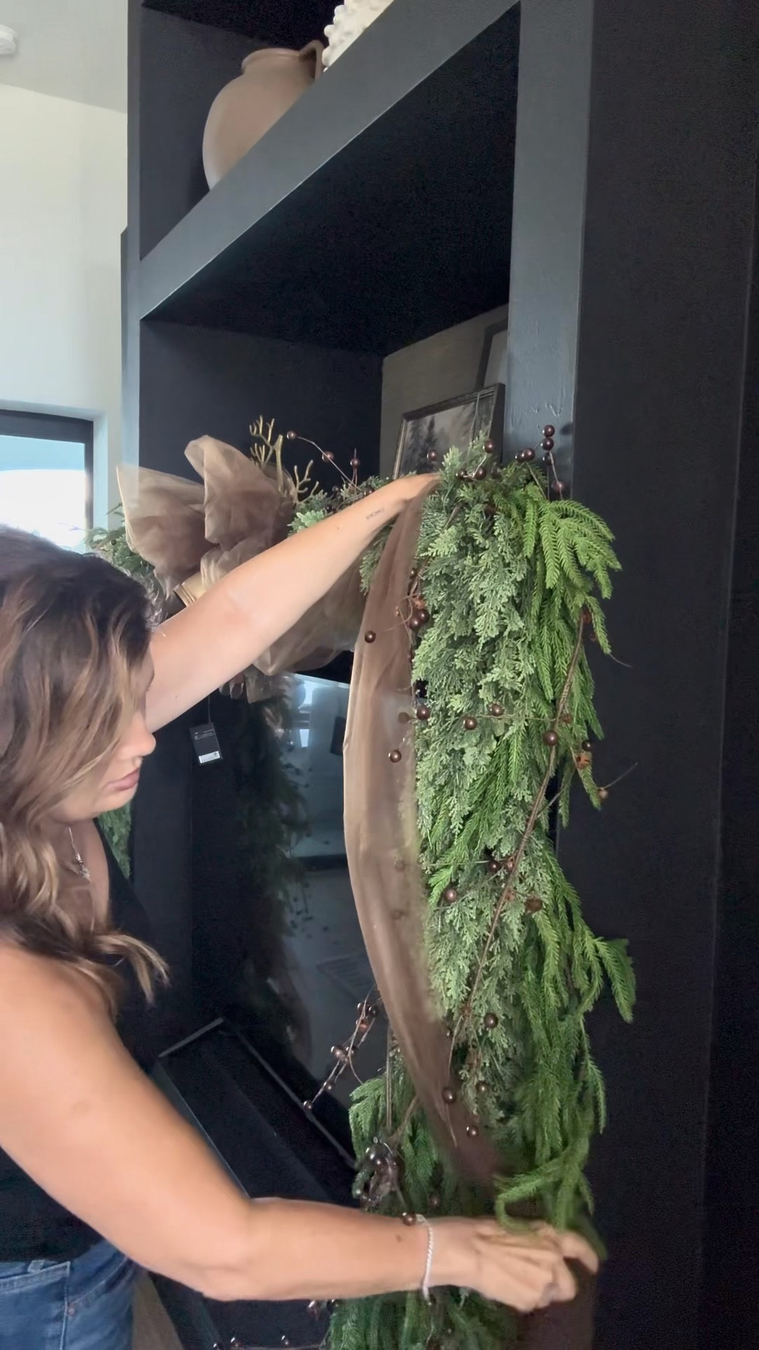 Faux Fireplace Styling 
Faux cedar garland, Norfolk pine garland, fairy lights, gold cow bells, gold reindeer, transitional home, modern decor, amazon find, amazon home, target home decor, mcgee and co, studio mcgee, amazon must have, pottery barn, Walmart finds, affordable decor, home styling, budget friendly, accessories, neutral decor, home finds, new arrival, coming soon, sale alert, high end look for less, Amazon favorites, Target finds, cozy, modern, earthy, transitional, luxe, romantic, home decor, budget friendly decor, Amazon decor #amazonhome



#LTKSeasonal #LTKHoliday #LTKHome