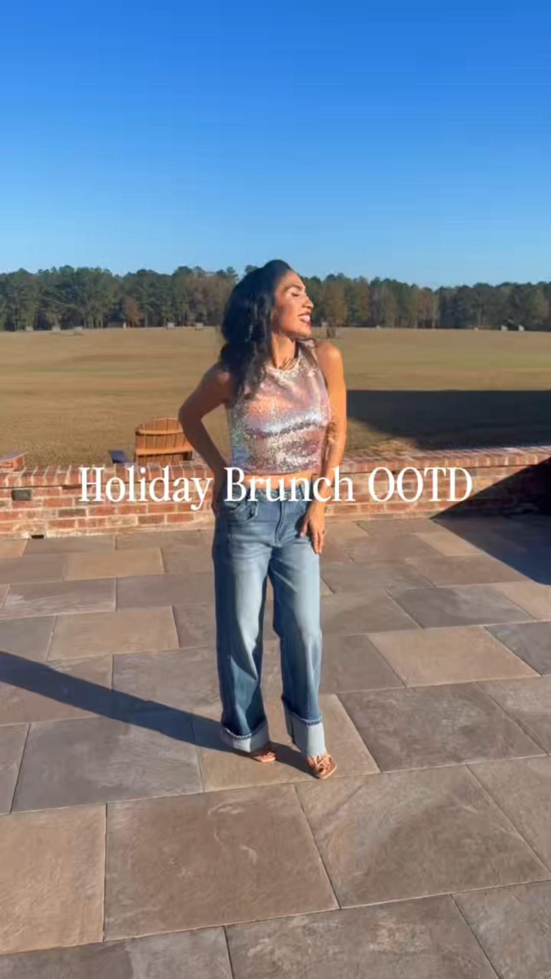 Closing out the holidays in this look ✨ my last holiday OOTD — found similar tops & linked below!

#LTKSeasonal #LTKHoliday #LTKdayinmylife