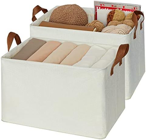 GRANNY SAYS Storage Bins for Shelves, Linen Closet Organizers and Storage Baskets Extra Large, Sh... | Amazon (US)