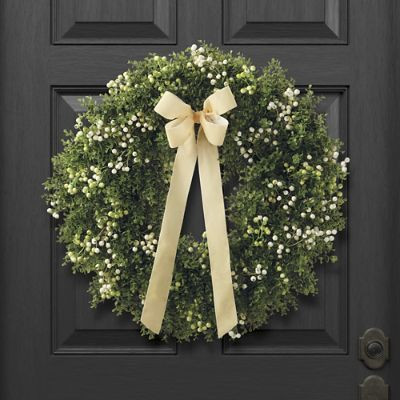 Blissful Boxwood Wreath | Frontgate
