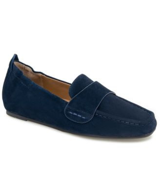 Gentle Souls Women's Sophie Slip-On Flat Loafers - Chocolate Suede | Macy's