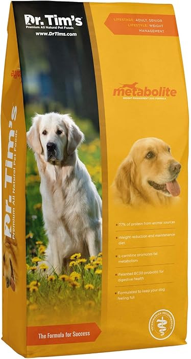 Dr. Tim's Weight Management Metabolite with Grains Premium Dog Food, 24 lb. Bag | Amazon (US)