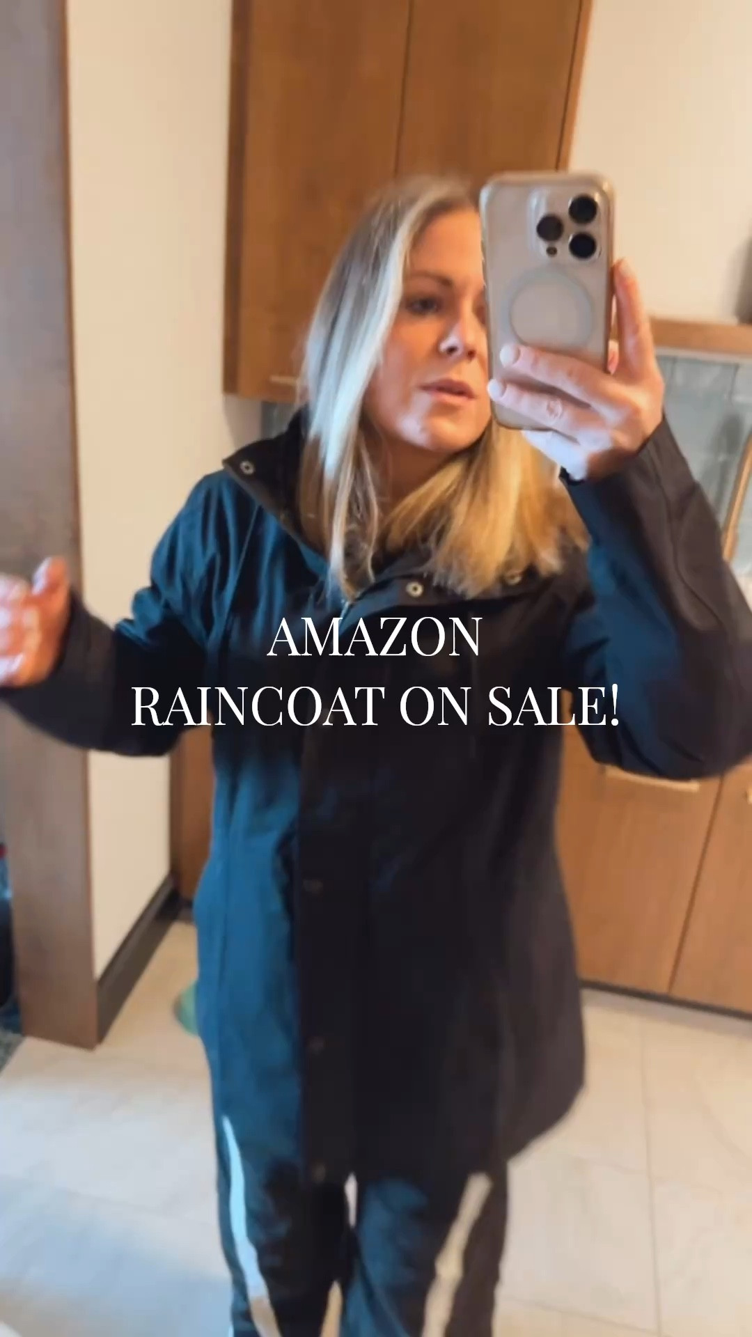 Amazon Raincoat on sale in the S and M sizes in black! Amazing quality and comes in other colors (not currently on sale). I’m wearing a S!

#LTKSeasonal #LTKSaleAlert #LTKPetite