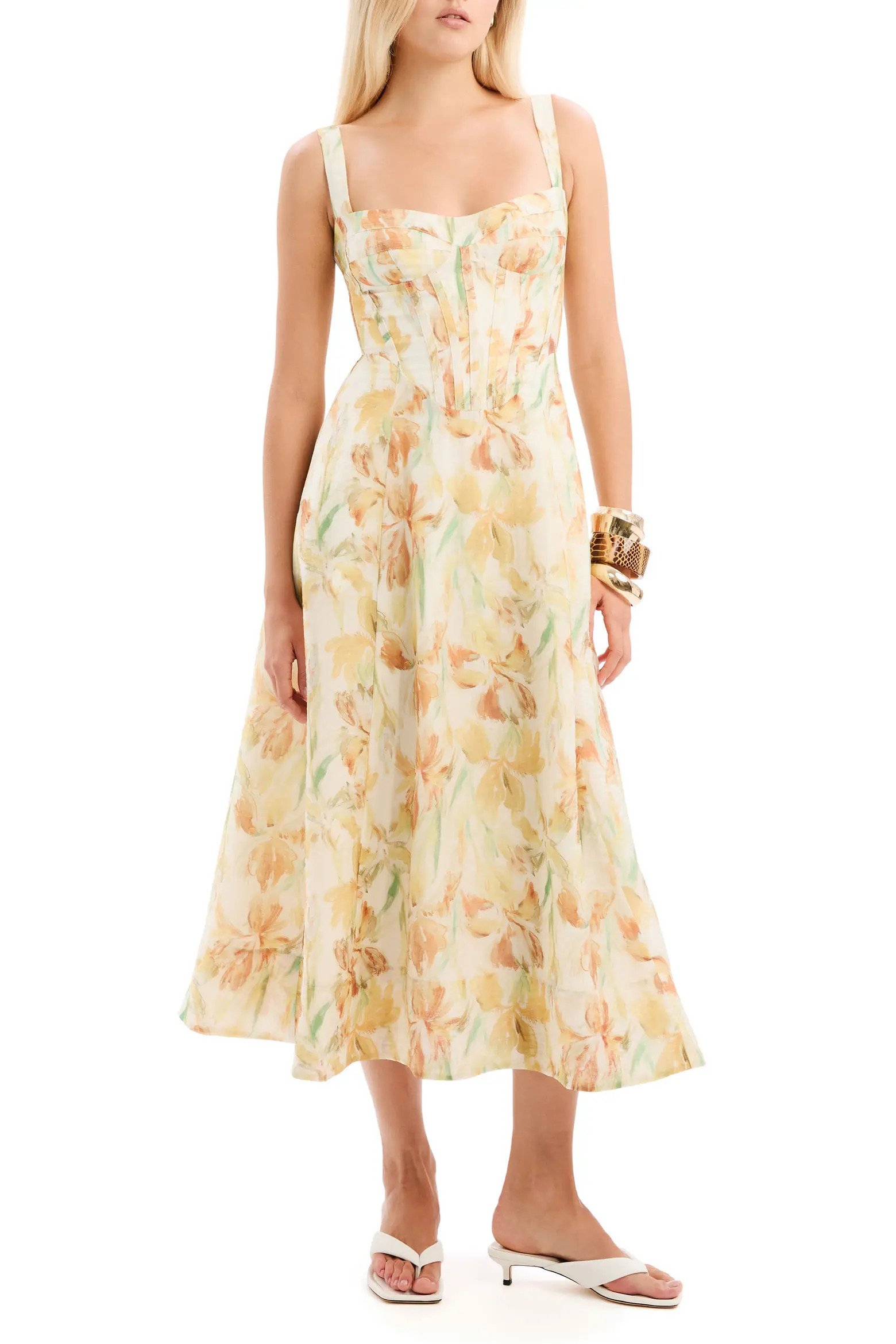 Bardot Adaline Floral Midi Dress (Women) | Nordstrom | Nordstrom