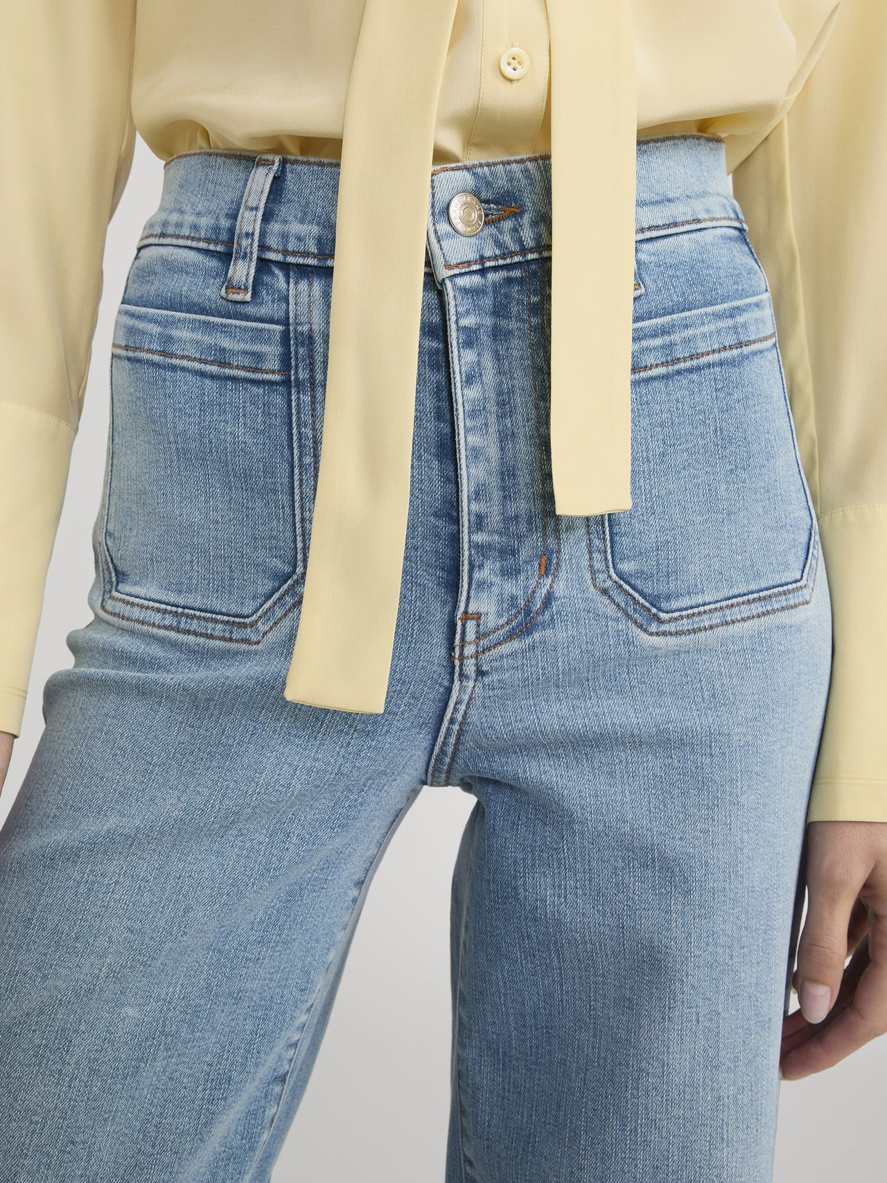 LE SLIM PALAZZO MODERNIST POCK DIVERGE | Frame Denim