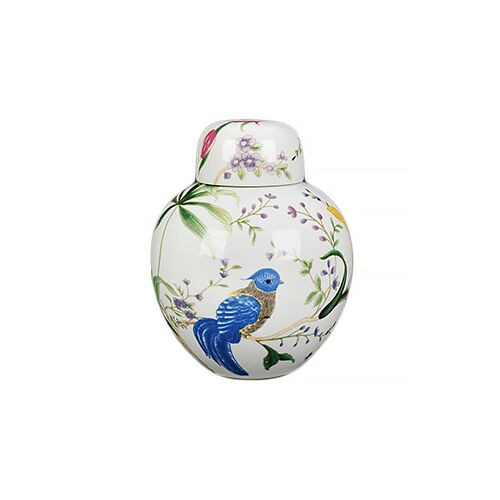 Blue & White Round Jar | One Kings Lane