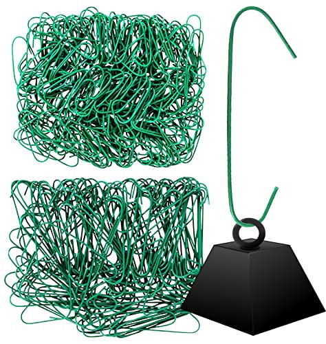 Iconikal Heavy-Duty Green Christmas Tree Ornament Hooks, 450-Count for Hanging Larger Heavier Decorations Antiques Glass | Amazon (US)