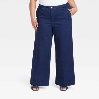 Women's High-Rise Wide Leg Jeans - Ava & Viv™ | Target