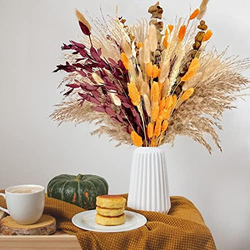 Amazon.com: Decoración de hierba de pampa seca, bonquet de hierba de pampa seca natural, 100 uni... | Amazon (US)