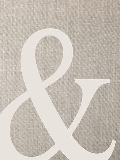 Ampersand: Neutral Aesthetic Book for Decor | Use as a Decorative Accent or Styling Bookshelves &... | Amazon (US)