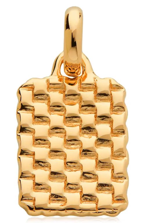 Monica Vinader Woven Pendant in Yellow Gold at Nordstrom | Nordstrom