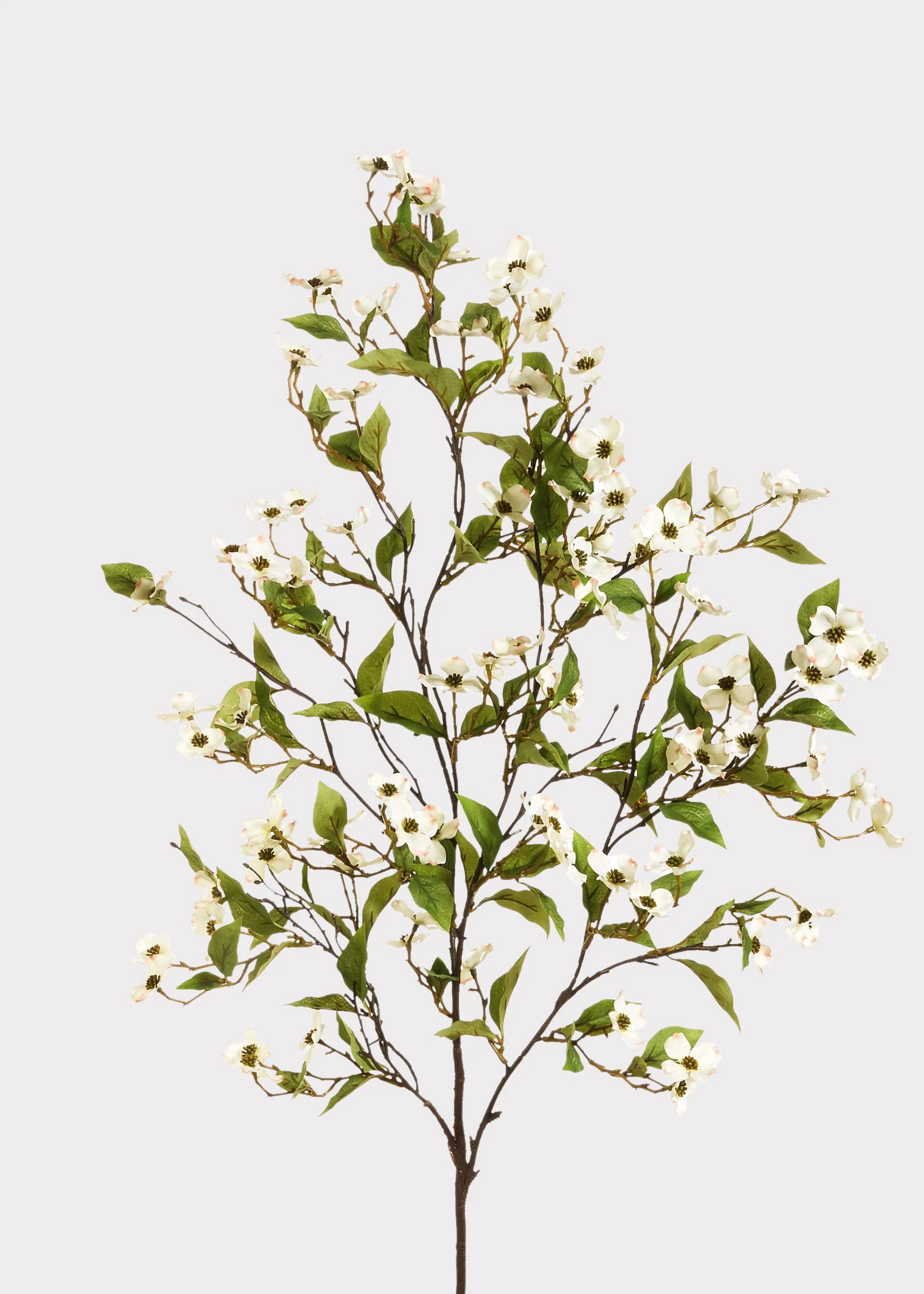 Spring Dogwood Branch in White | Artificial Blooming Flowers | Afloral | Afloral