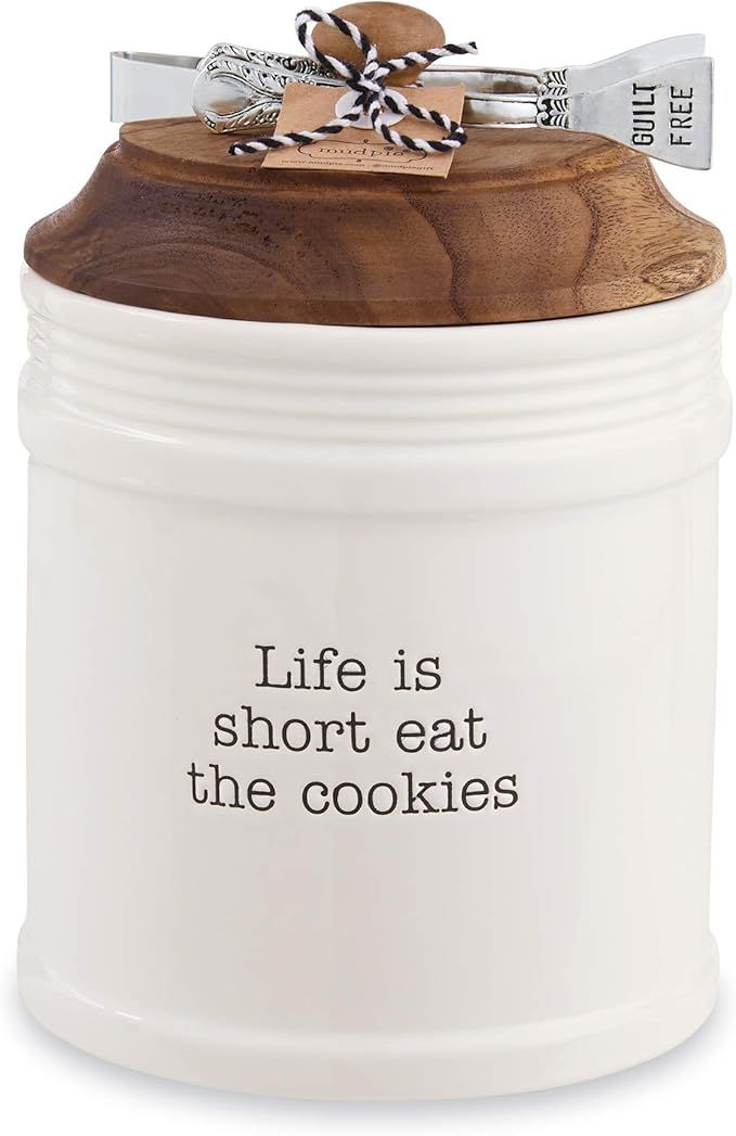 Mud Pie Circa Cookie Jars (Life is Short) | Amazon (US)