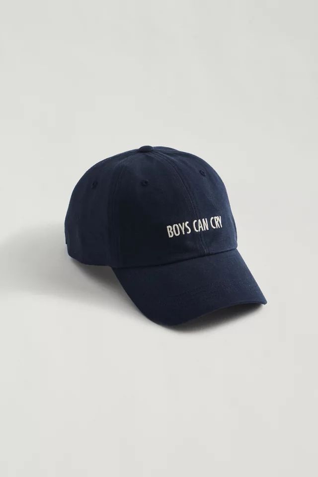 AJOBYAJO Boys Can Cry Baseball Hat | Urban Outfitters (US and RoW)