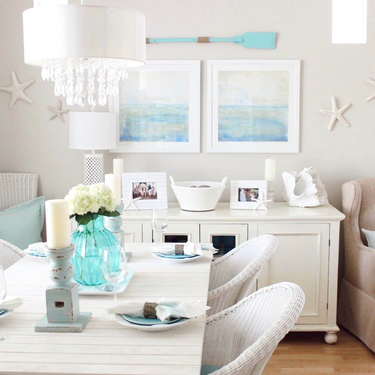 Breezy Dining Room 🤍🐚🍽️

#LTKHome #LTKU #LTKStyleTip