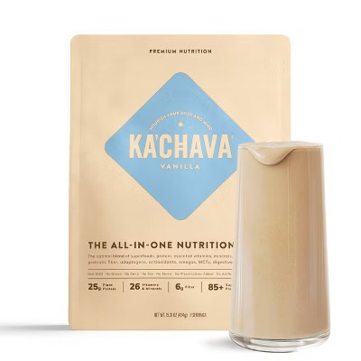 Ka'Chava All-In-One Plant Based Nutrition Shake Powder - Vanilla - 15.31oz: Certified Gluten-Free, Vegan, Dairy-Free | Target