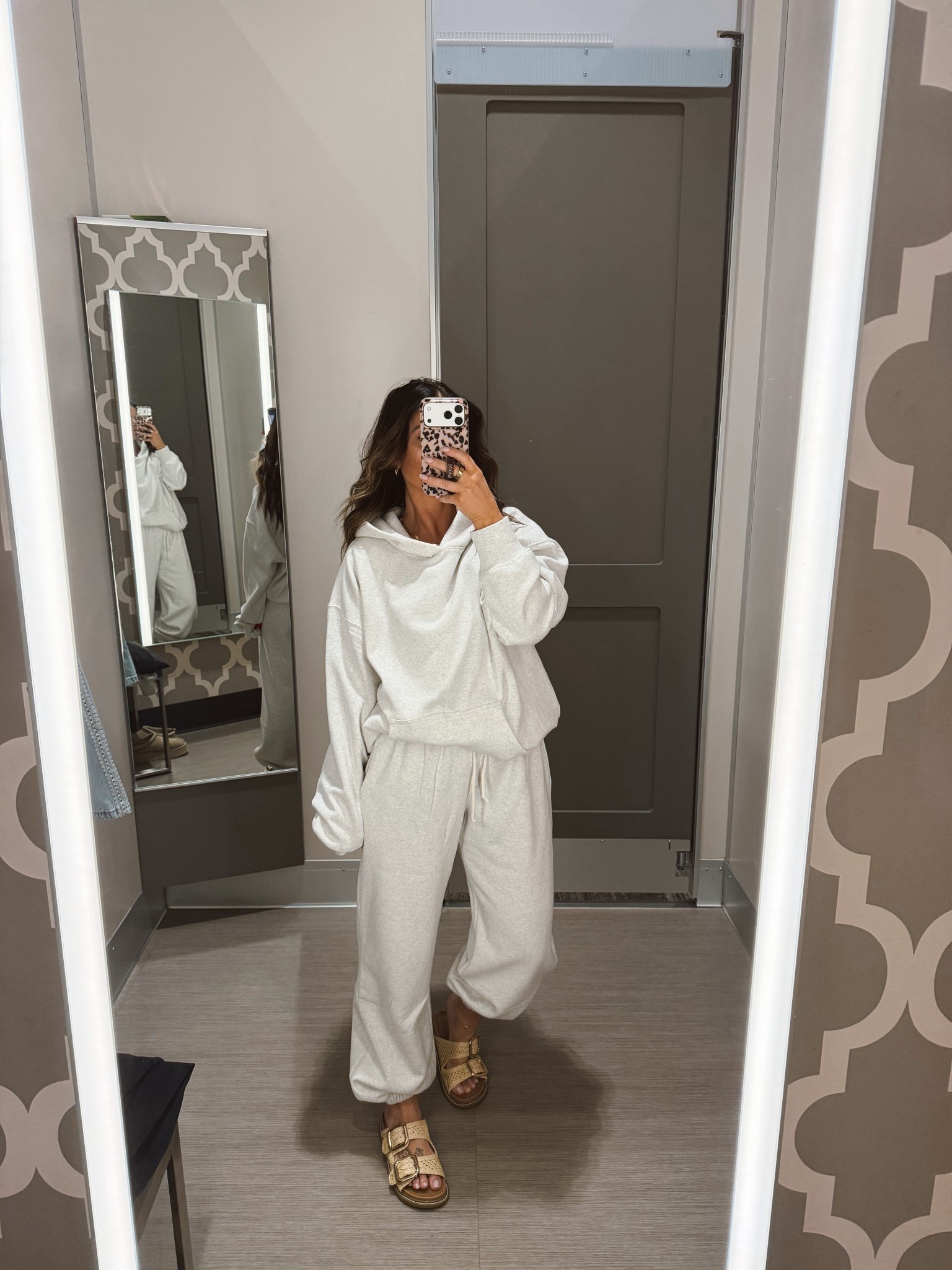 Gray hoodie and jogger set from Target 🤍 travel outfit ✈️

#LTKTravel #LTKgrwm #LTKootd