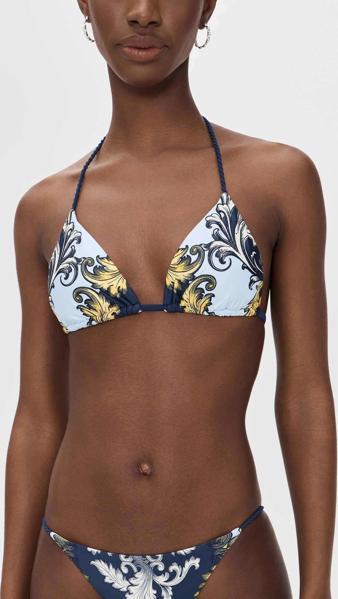 PQ Swim x ALICE + OLIVIA Rope Triangle Bikini Top | Shopbop
