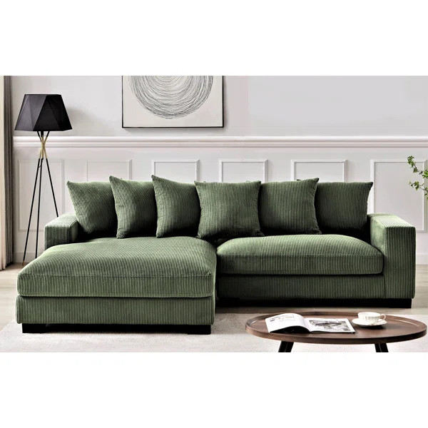 Morghan 2 - Piece Upholstered Sectional | Wayfair North America