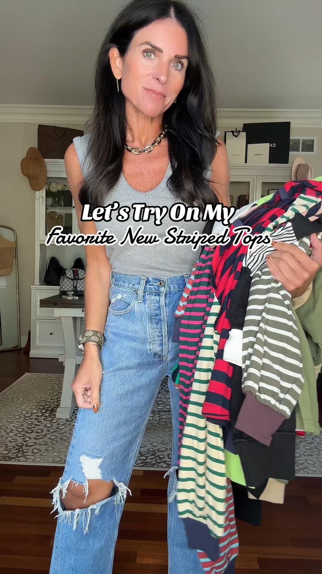 Amazon striped top
Size small 24 denim 

#LTKFindsUnder50 #LTKSeasonal #LTKStyleTip