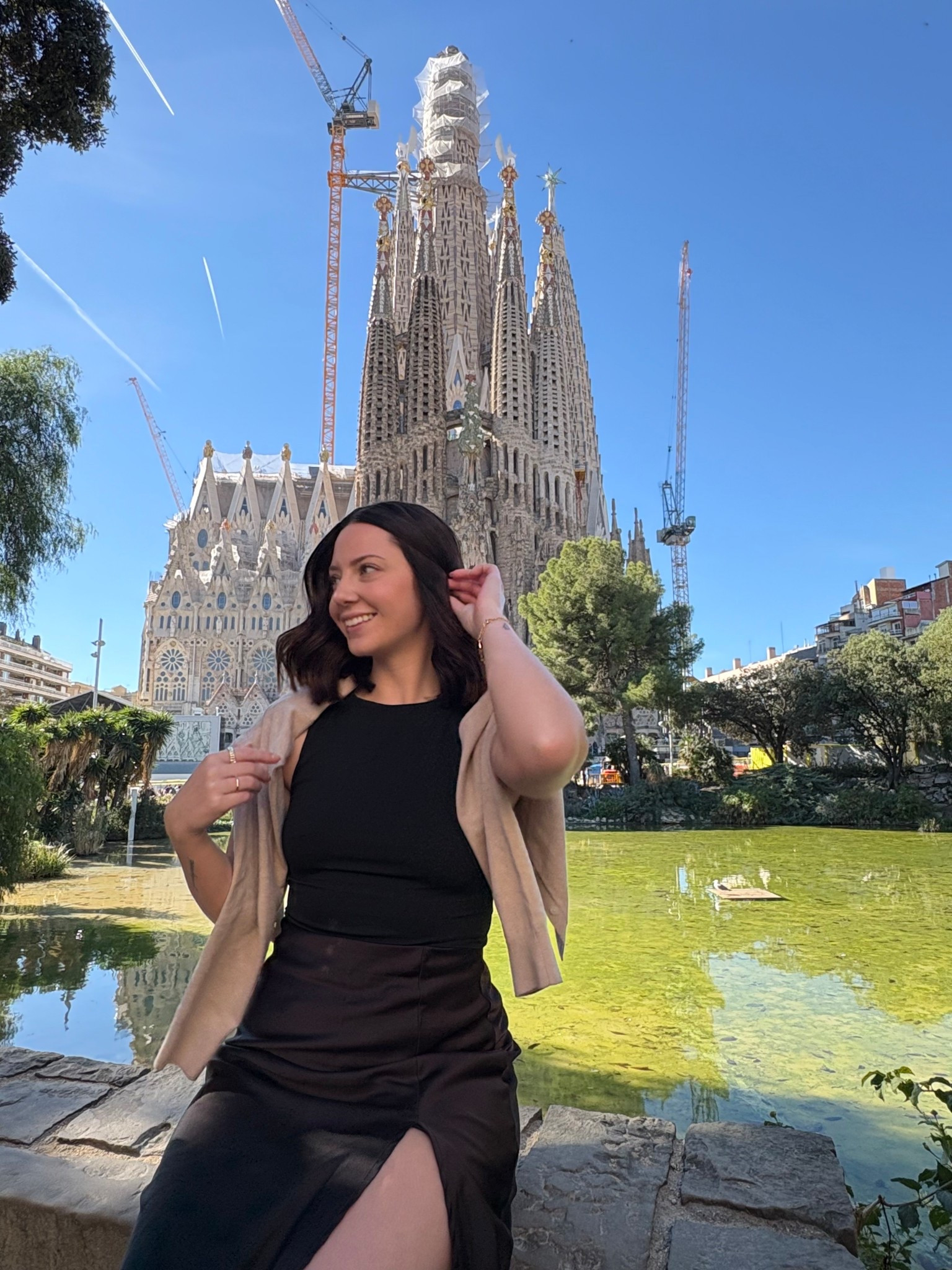 Simple outfit in Spain bc the city is the fit tbh 