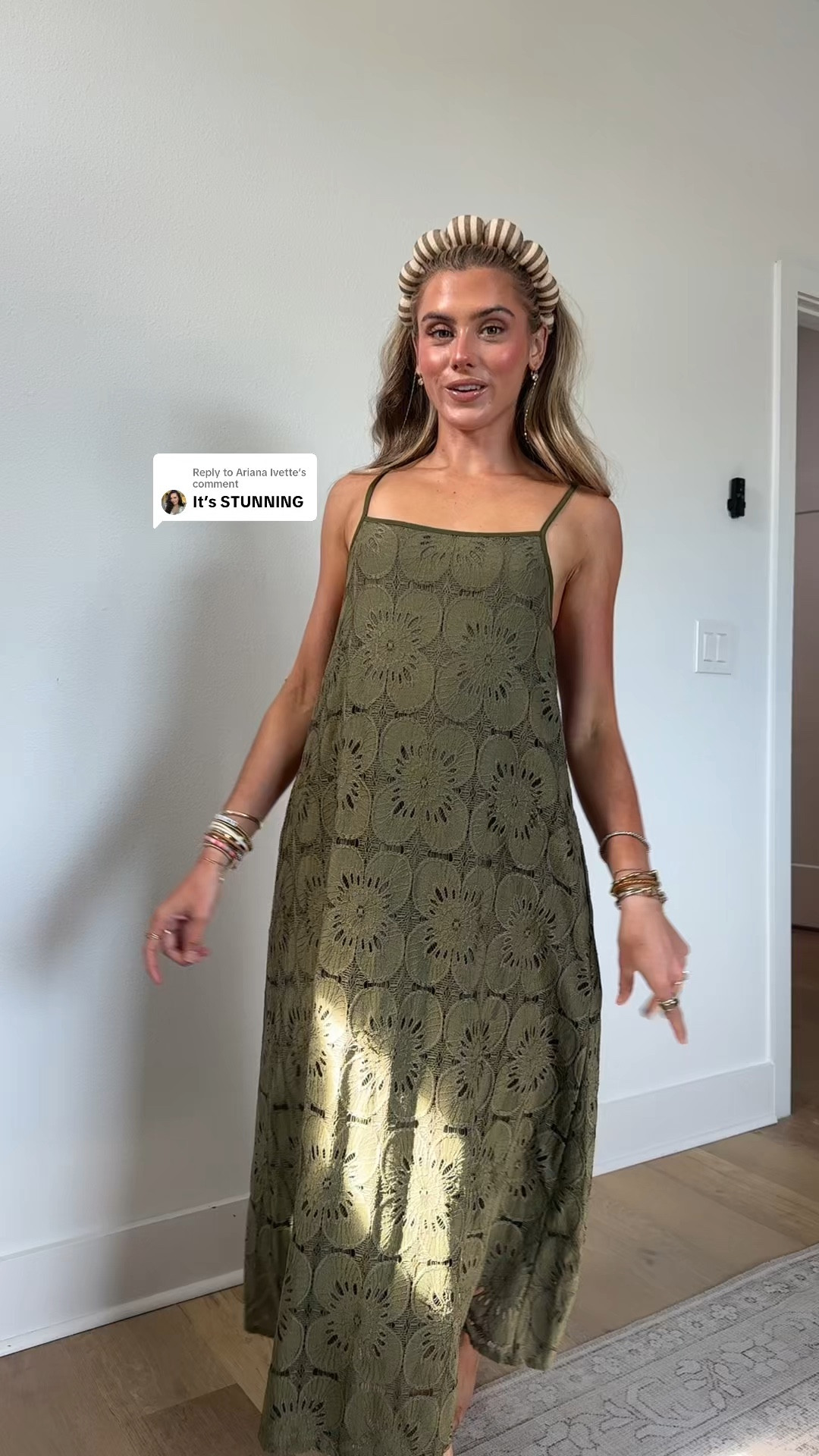 Amazon size small MEROKEETY Women's Summer Spaghetti Straps Sundress 2026 Casual Sleeveless Floral Lace Eyelet Boho Beach Maxi Dress

#LTKootd #LTKSaleAlert #LTKdayinmylife