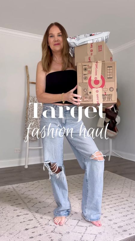 Target Tuesday is back to being my favorite day of the week! Which is your favorite of this affordable fashion haul?
$8 tube top medium 
$36 busted wines wide leg jeans size down
$28 linen joggers small
$10 cropped tee large
$30 dad sandals TTS
$25 v-neck sweatshirt large
$20 terry cloth shorts small
$20 platform sandals, size down
$10 striped tee medium 
$36 wide leg jeans size up if between 
$25 tie waist tee shirt dress medium 
$25 maxi dress medium 
$22 linen button down medium, rinds over sized
$25 jean shorts stay TTS

Target unboxing, target try on, target outfit, target style, target haul, casual summer outfits, tee shirt dress, look for less, summer dresses, maxi dress, platform sandals, wide leg jeans, matching set, linen pants, timeless style, vacation outfit, style on a budget

#LTKStyleTip #LTKSeasonal #LTKVideo