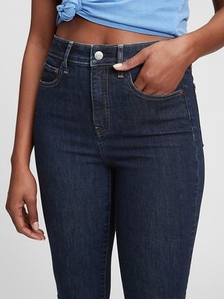High Rise Straight Leg Jeans with Washwell | Gap (US)