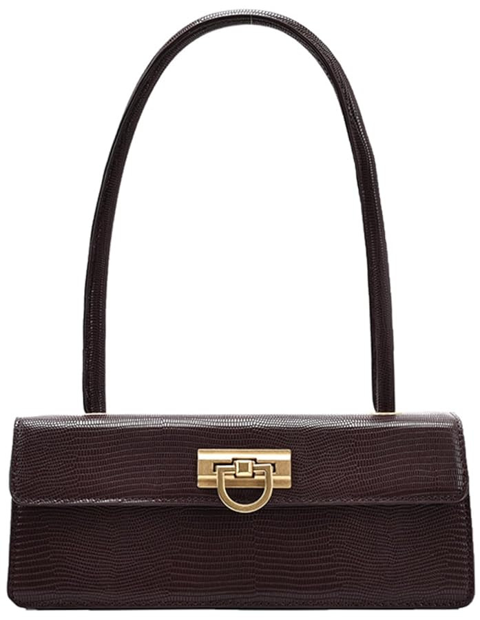Small Purses for Womens Dark Brown Vintage Shoulder Bags for Women y2k purse Retro Shoulder Purse... | Amazon (US)