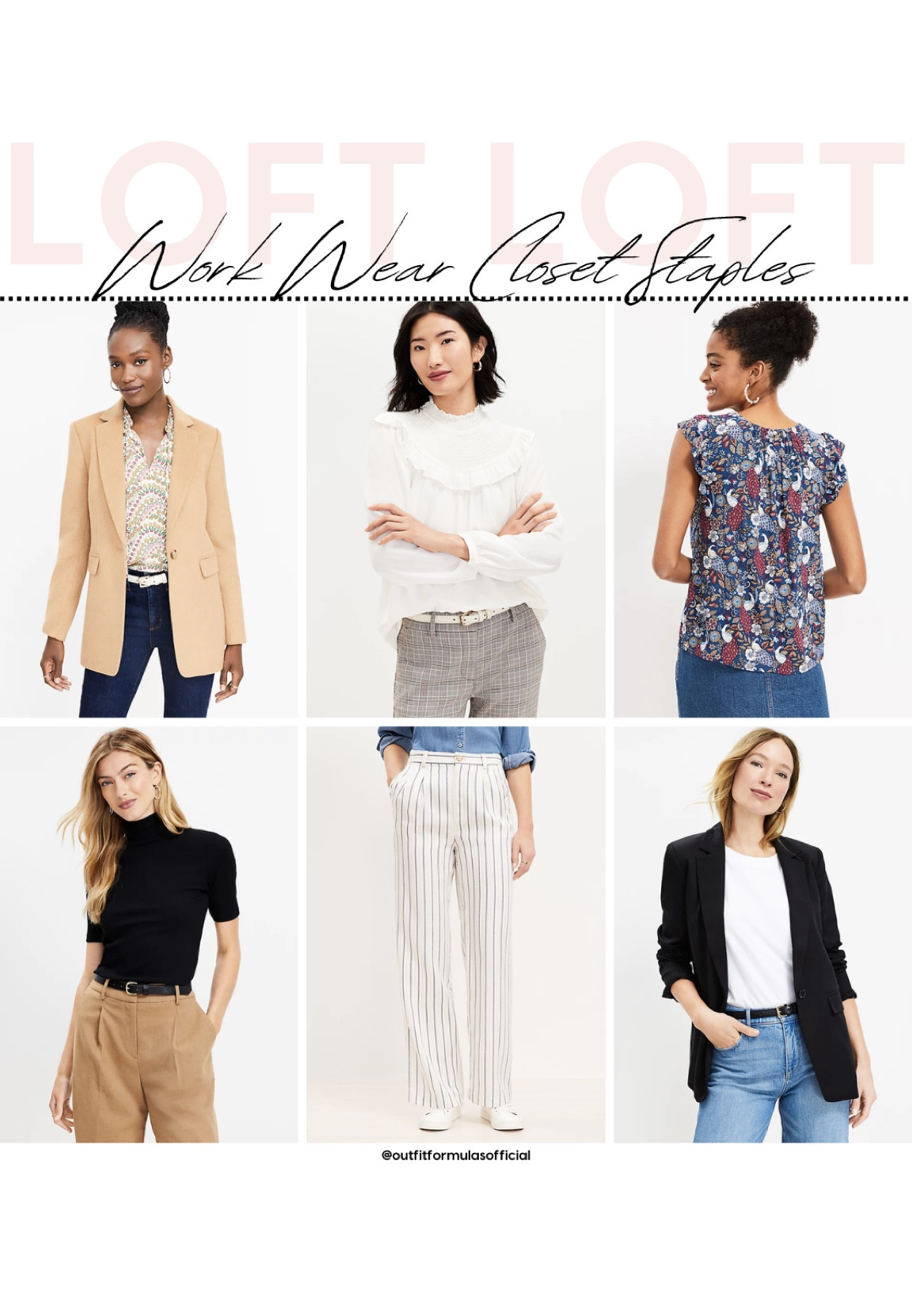 🚨Sale Alert - 50% off at Loft with code CYBER. Give your work wear a promotion! 👩‍💻 #outfitformulas #closetstaples 

#LTKworkwear #LTKsalealert #LTKSale
