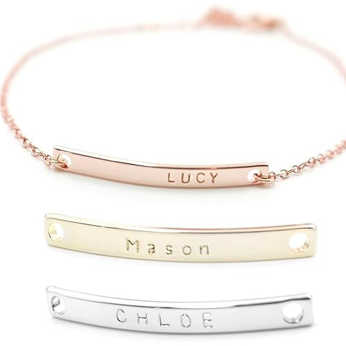 Personalized Bracelets for Women - Custom gifts for Women, Name Jewelry for Women, Your Name Brac... | Amazon (US)