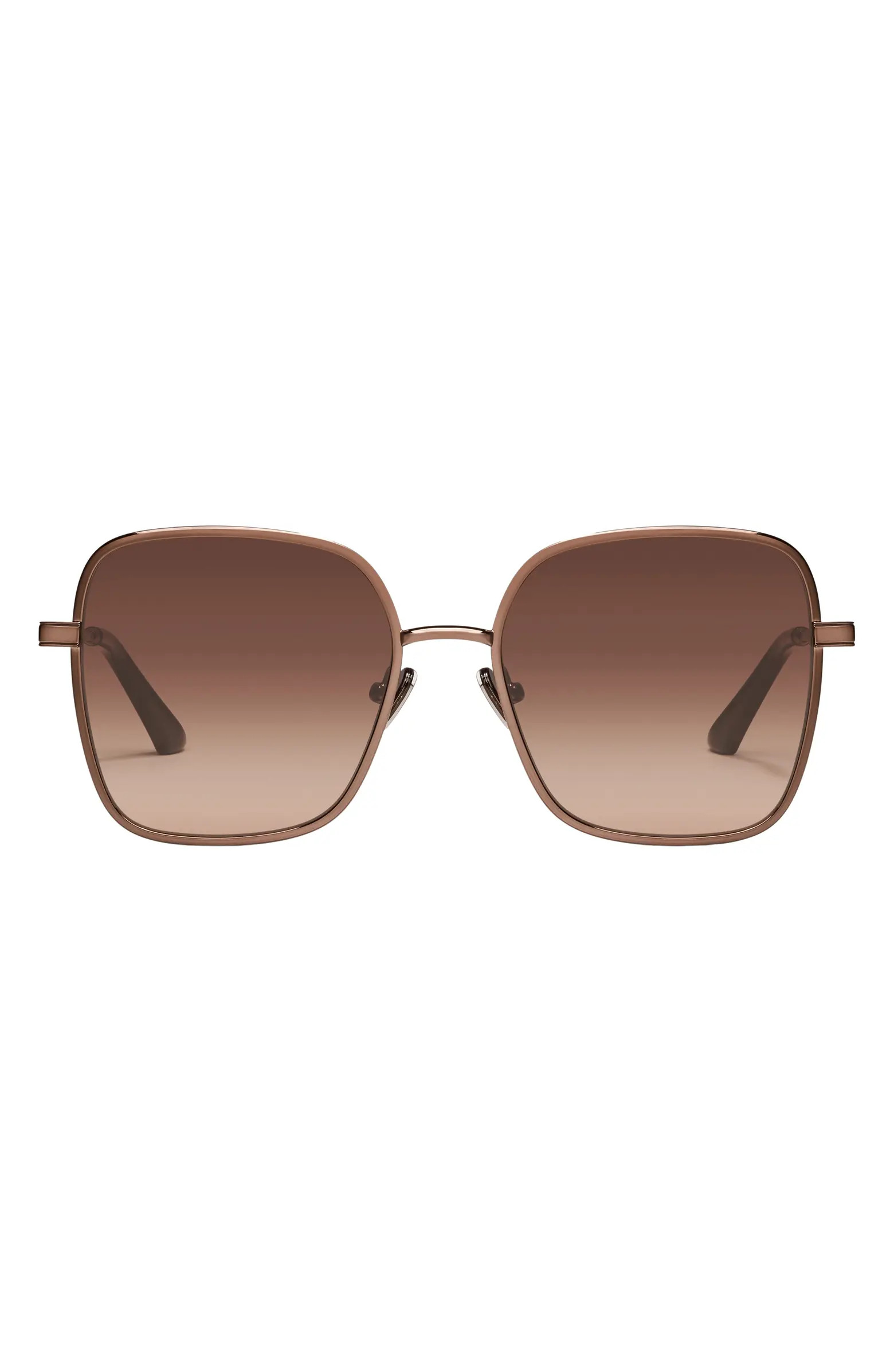 5th Ave 58mm Gradient Square Sunglasses | Nordstrom