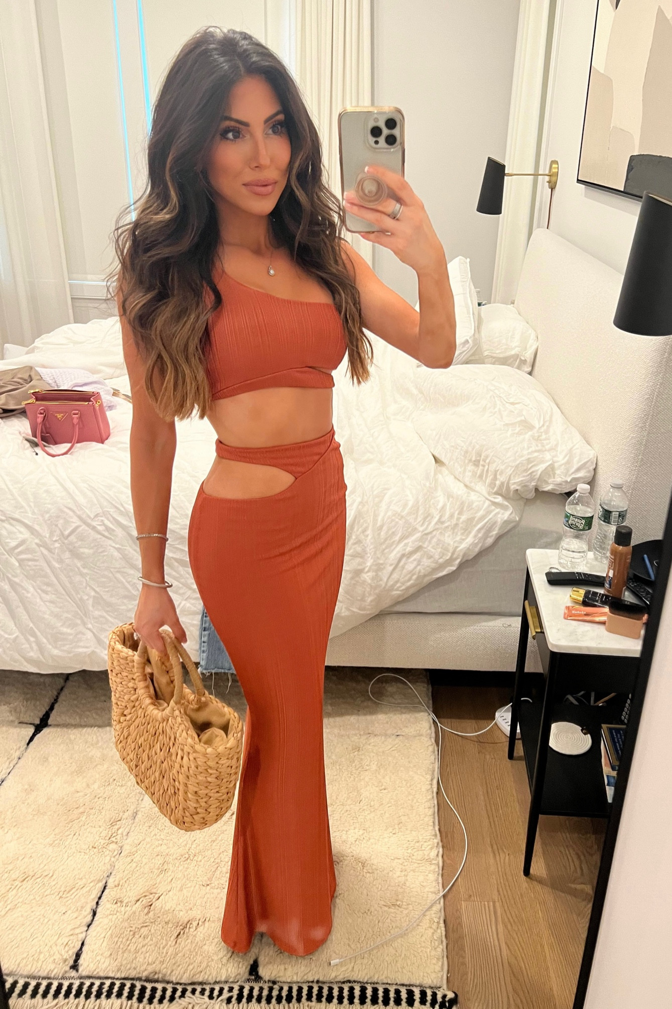 Long skirt set 🧡