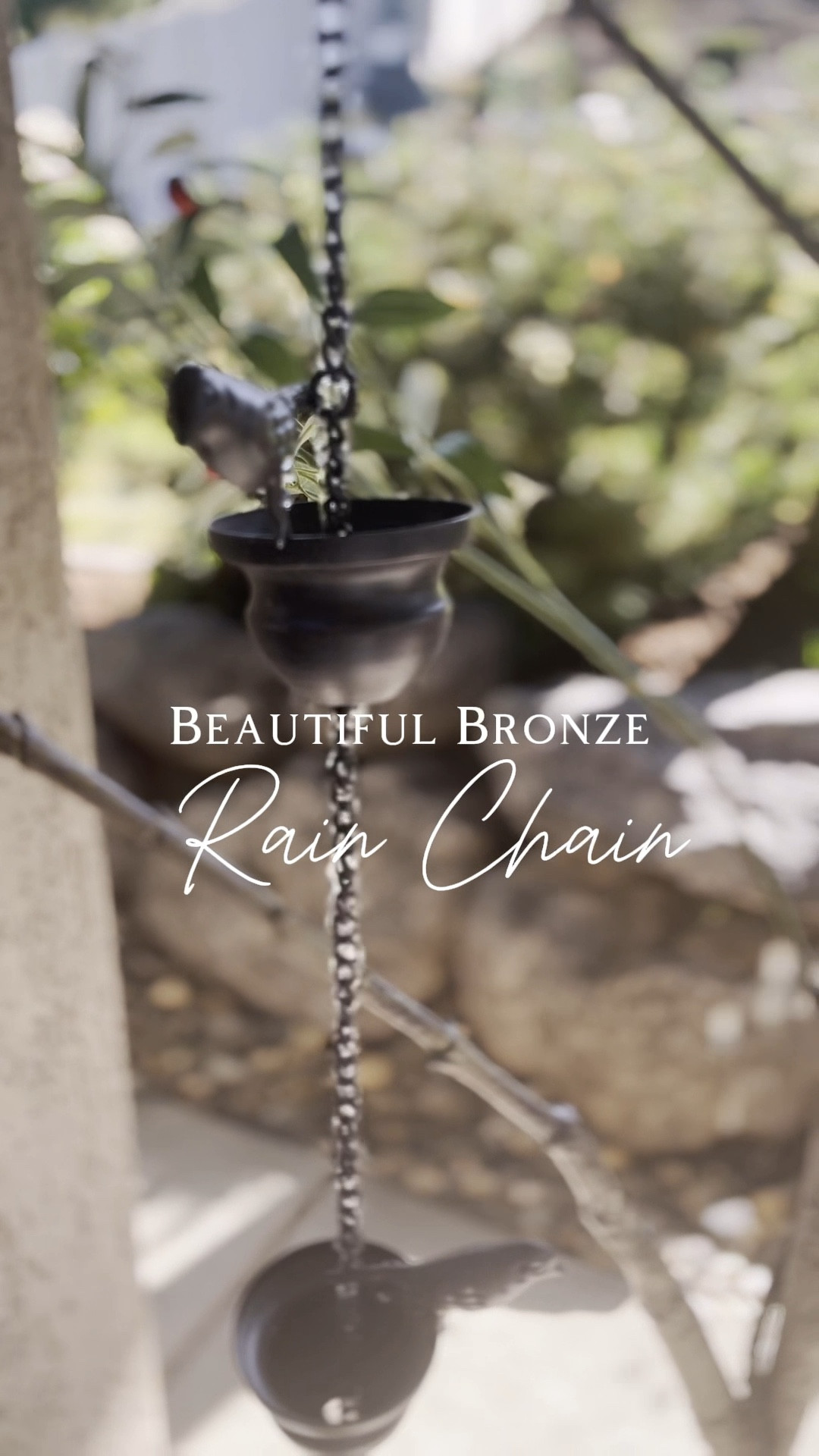 Available on my TikTok shop:

Let the rain sing its sweetest song with this vintage-style bird rain chain. The soft trickle, the sculpted bronze, and the dainty birds make every rainy day a little more magical. ☔️🕊️ #GardenWhimsy
#RainChainMagic
#VintageGardenVibes
#BirdLoversHaven
#CozyCottageCharm
#BronzeBeauty
#SoothingSounds

#LTKFindsUnder50 #LTKHome #LTKSummerEdit