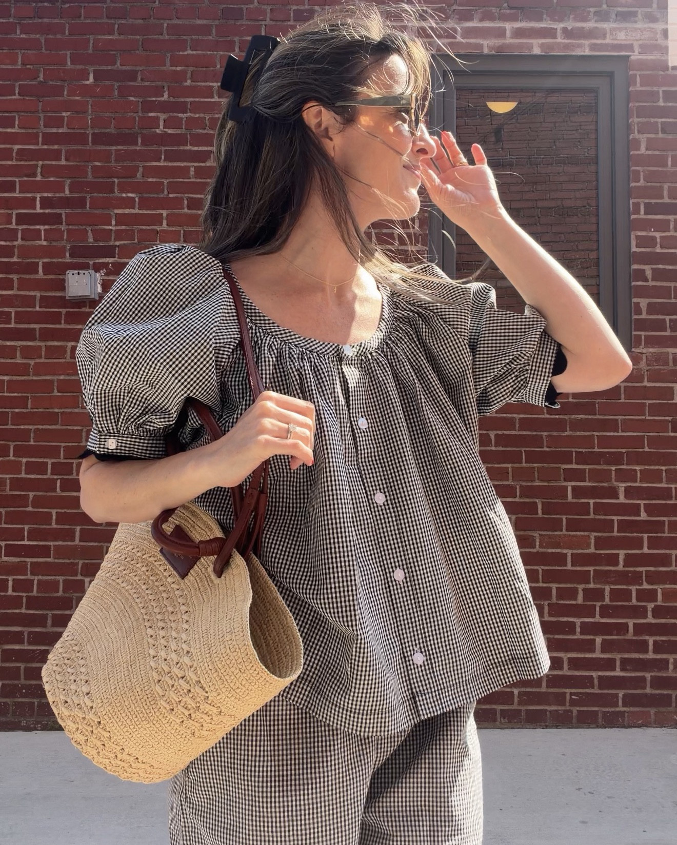 Amazon gingham set and Sézane Justine basket bag 

#LTKSeasonal #LTKootd #LTKmomlife