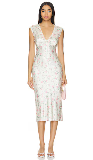 Tina Midi Dress in Spring Floral Multi | Revolve Clothing (Global)