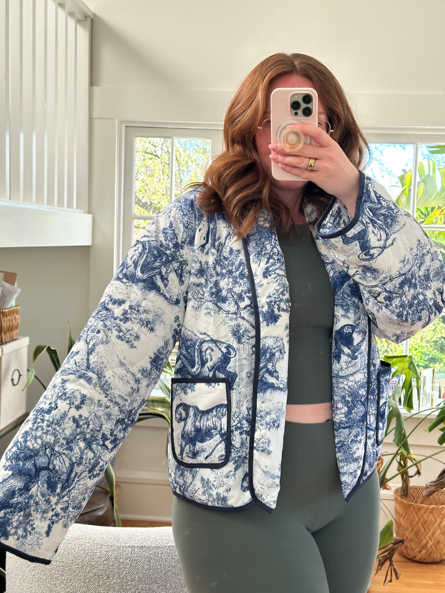 $20 quilted spring jacket that feels high quality for the price 