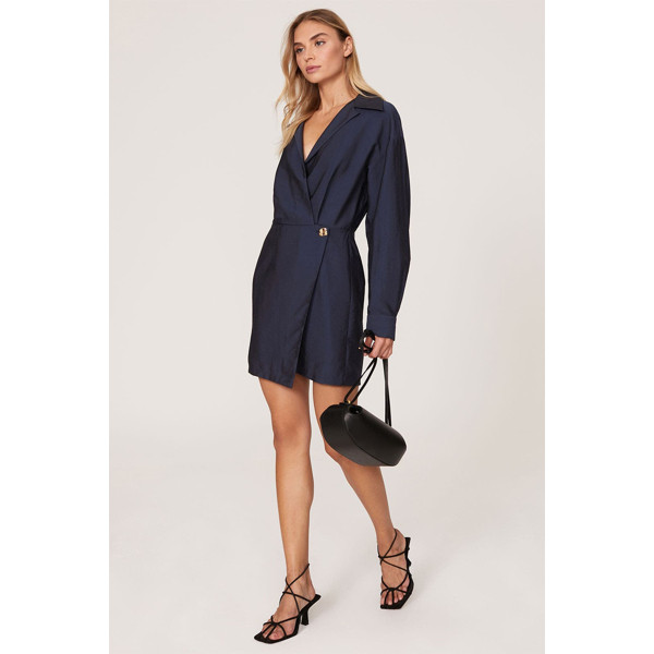 Vince. Collar Wrap Dress blue | Rent the Runway