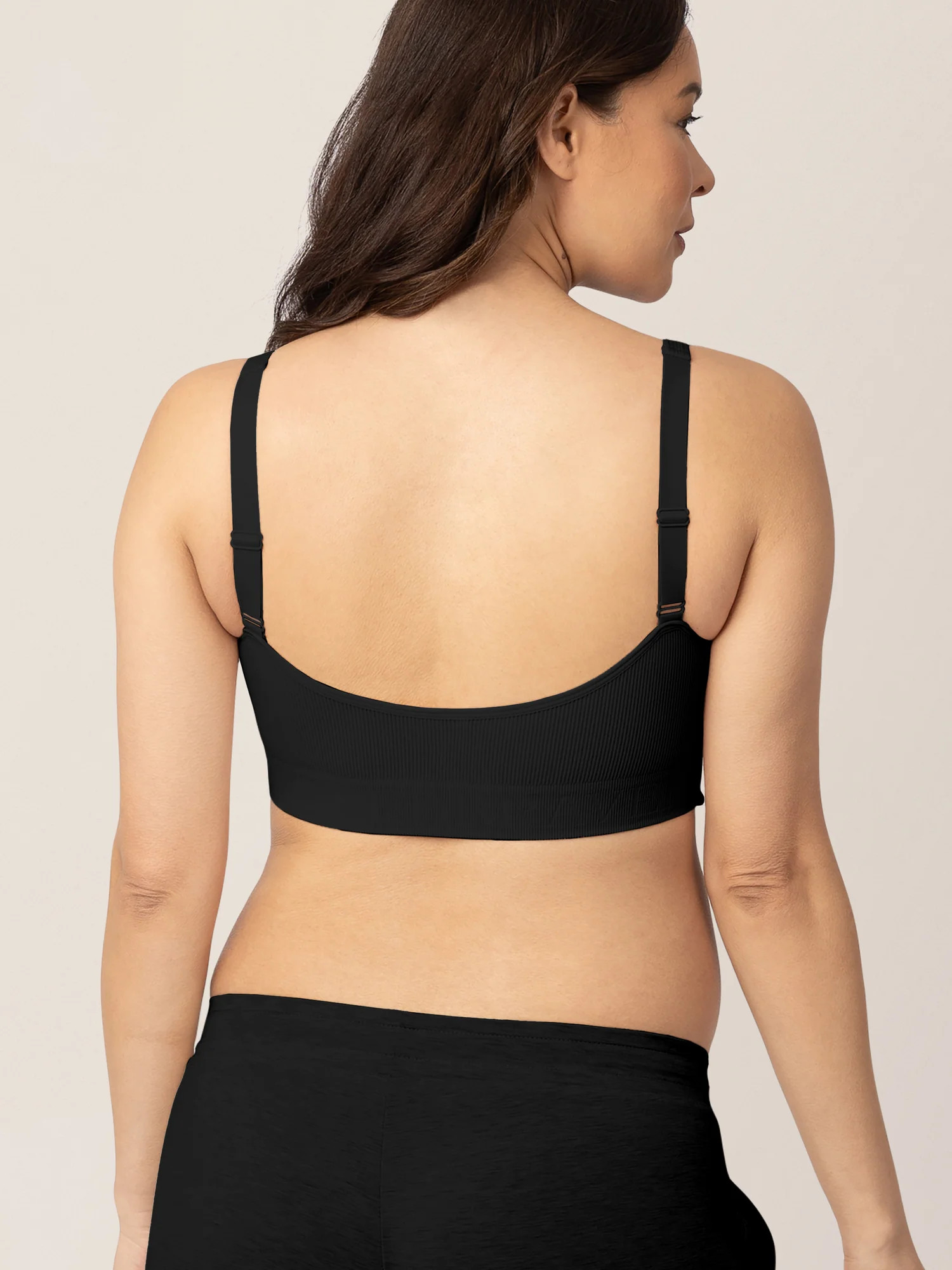 Sublime® Adjustable Crossover Nursing & Lounge Bra | Black - Kindred Bravely | Kindred Bravely
