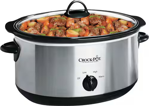 Crock-Pot - Slow Cooker - Stainless Steel | Best Buy U.S.