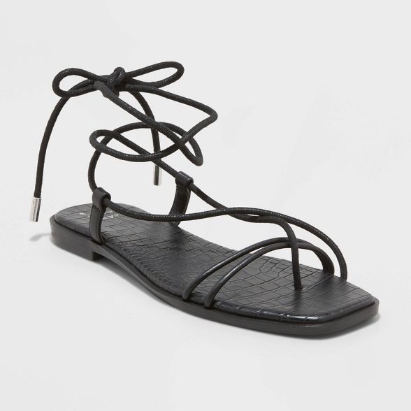 Women's Talia Lace Up Sandals - A New Day™ | Target