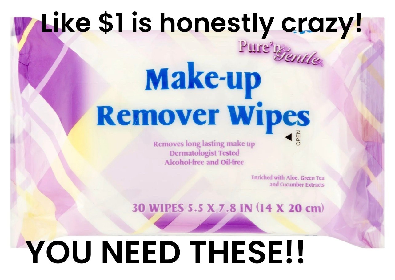 Friends, as an advent makeup user… THESE MAKEUP WIPES ARE THE BEST ON THE MARKET!! Not only for their PRICE!?? But they are gentle on your face, not made with any crazy hard chemicals, & they are actually wet!! I love these, I will always stand on the hill of Pure & Gentle. But like in this economy, for a $1!?? You seriously can’t beat it!! 

#LTKselfcare #LTKBeauty #LTKHoliday
