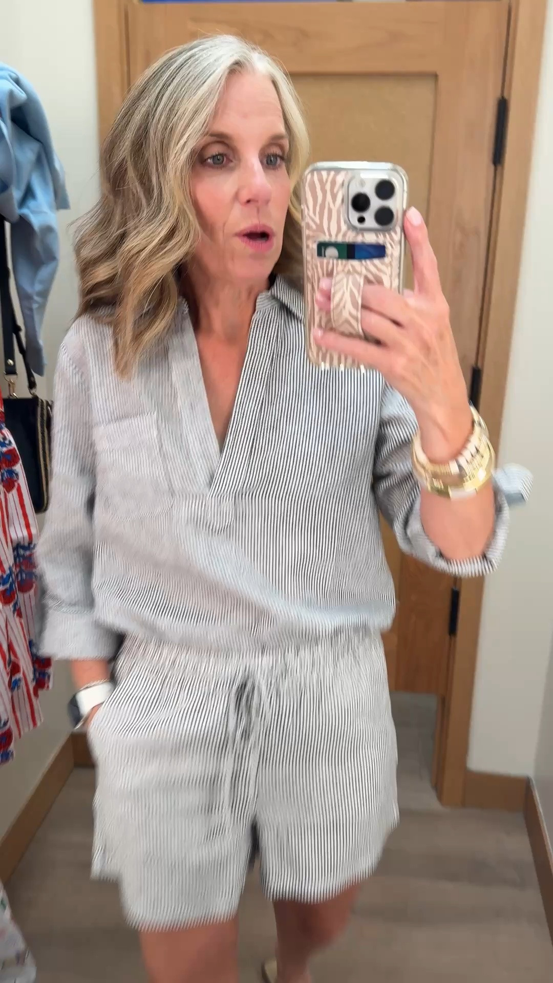Perfect late summer look and wear into “hot” fall here in the south. XS-top, S-shorts

#LTKgrwm #LTKootd #LTKOver40