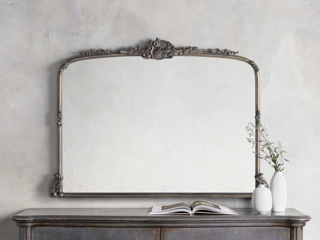 Amelie Dresser Mirror in Silver | Arhaus