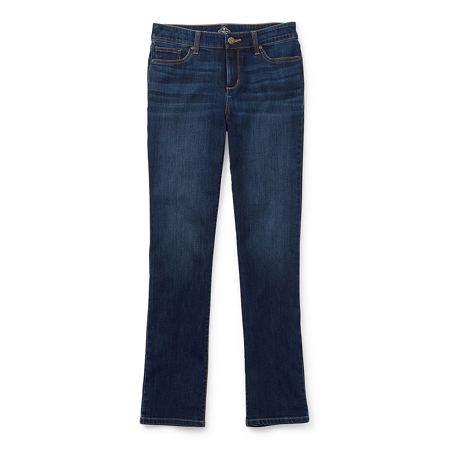 St. John's Bay Womens Mid Rise Secretly Slender Straight Leg Jean | JCPenney