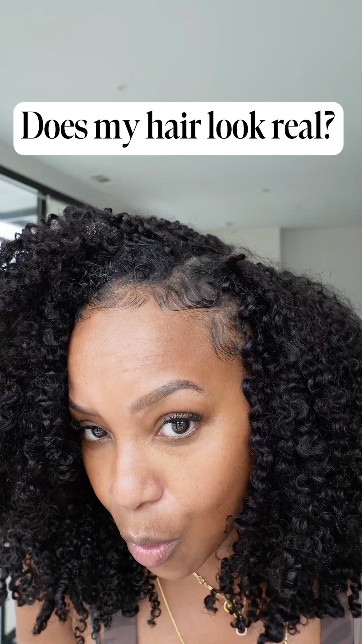 Does my hair look real? #hair #naturalhair #curlyhair #protectivestyle #hairextensions #crochet

#LTKBeauty #LTKU #LTKStyleTip